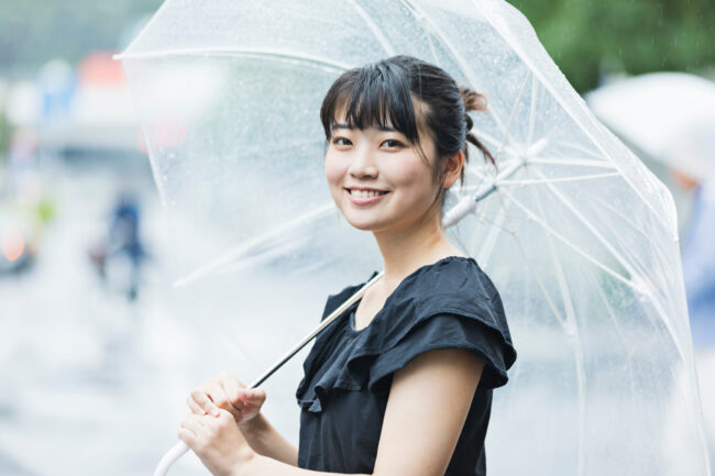 雨の日ウォーキング