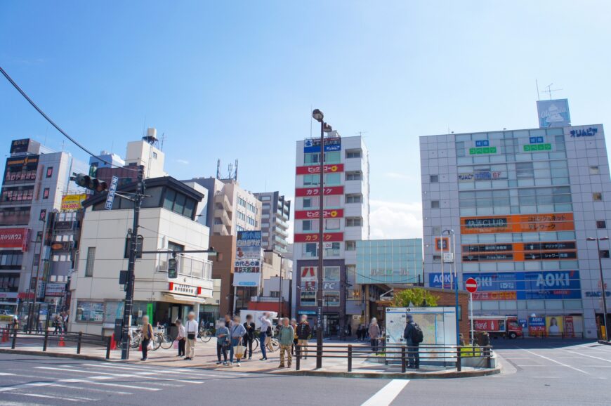 新小岩駅前