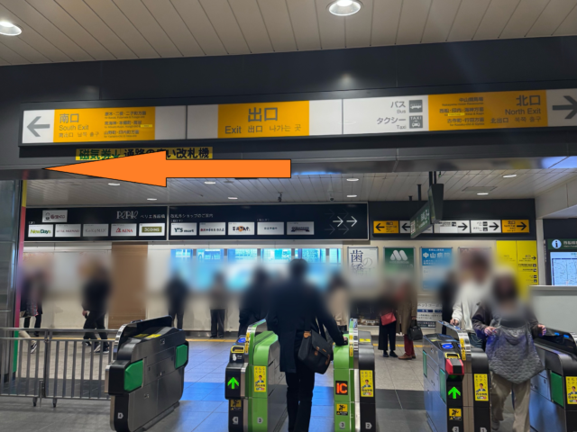 西船橋駅からの経路-1