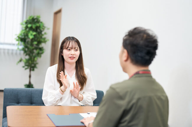 ニューロリワーク 面談風景
