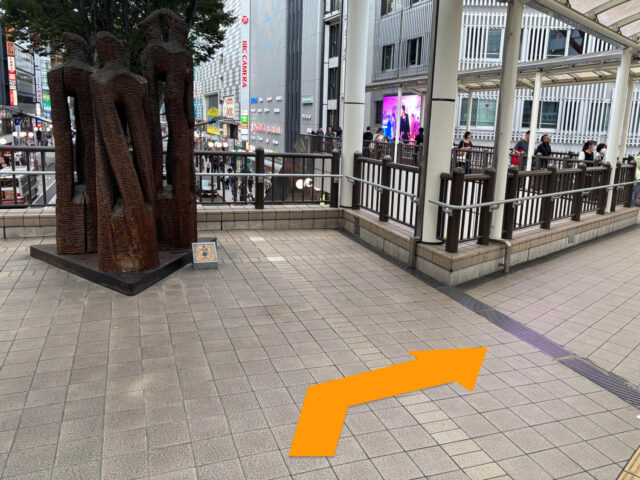 JR線 立川駅 北口からの経路-1